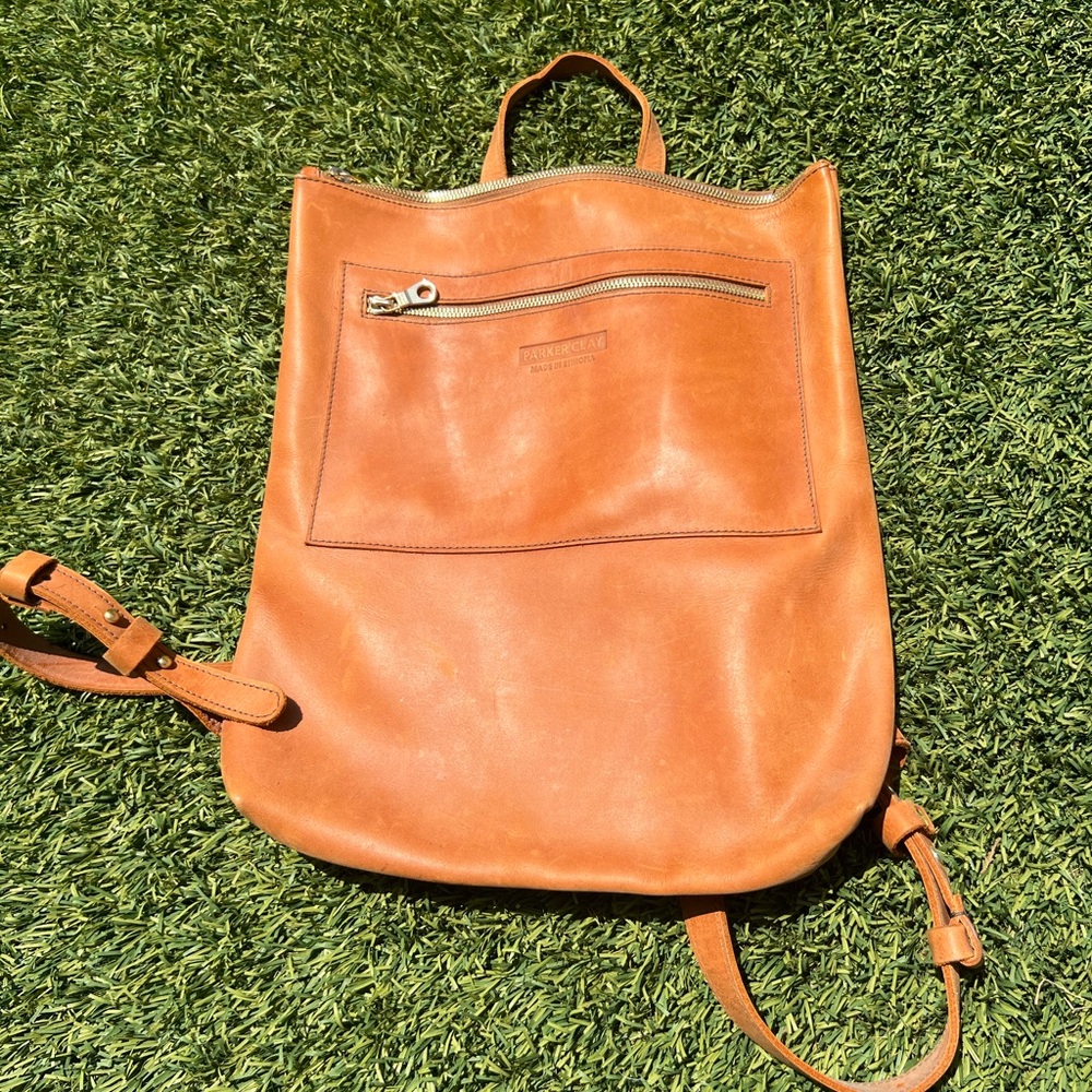 Parker Clay Miramar Leather Backpack